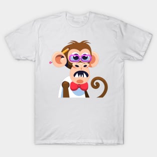 Monkey Studying T-Shirt